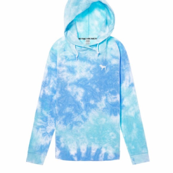 PINK Victoria's Secret Tops - Victoria Secret Pink Tie Dye Hoodie